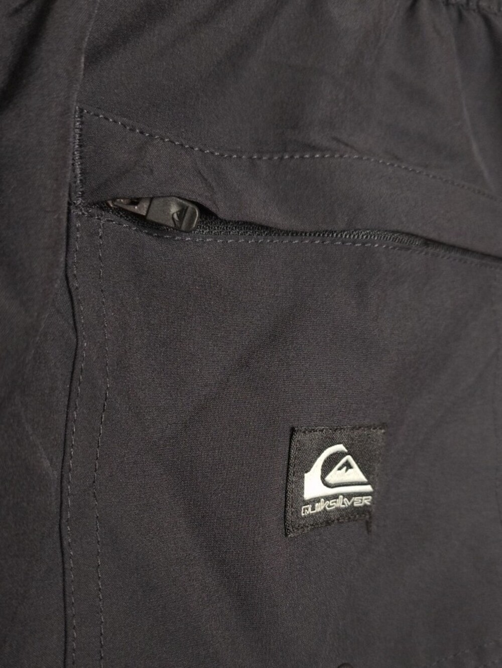 Quiksilver Black Elastic Waist Swim Shorts - Picture 11 of 14